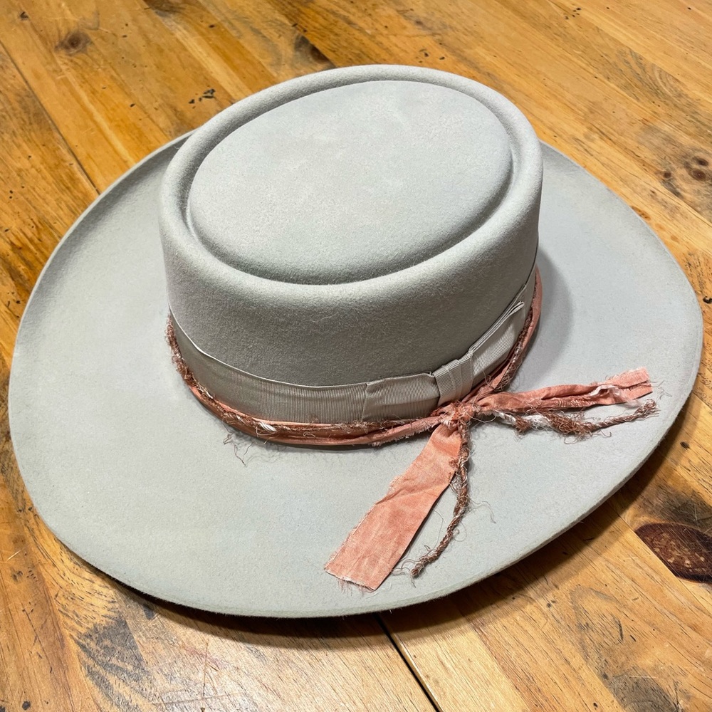 Stetson kings row firm felt cowboy hat grey
